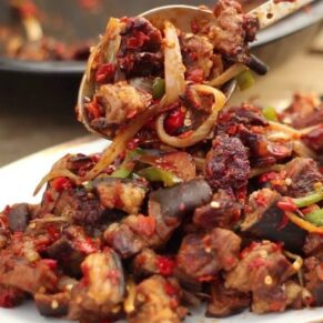 Asun (Grilled Goat Meat)